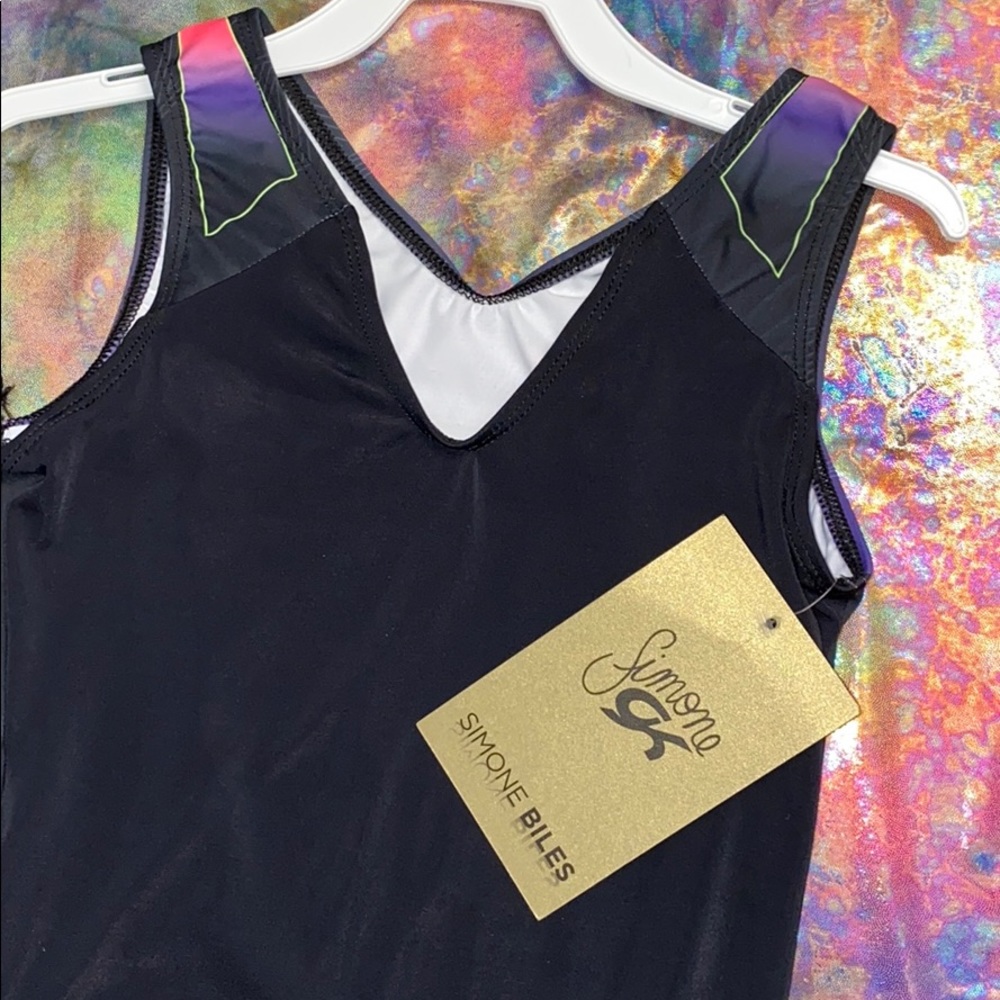 GK ELITE x SIMONE BILES Point of Sparkle Leotard - Picture 8 of 8